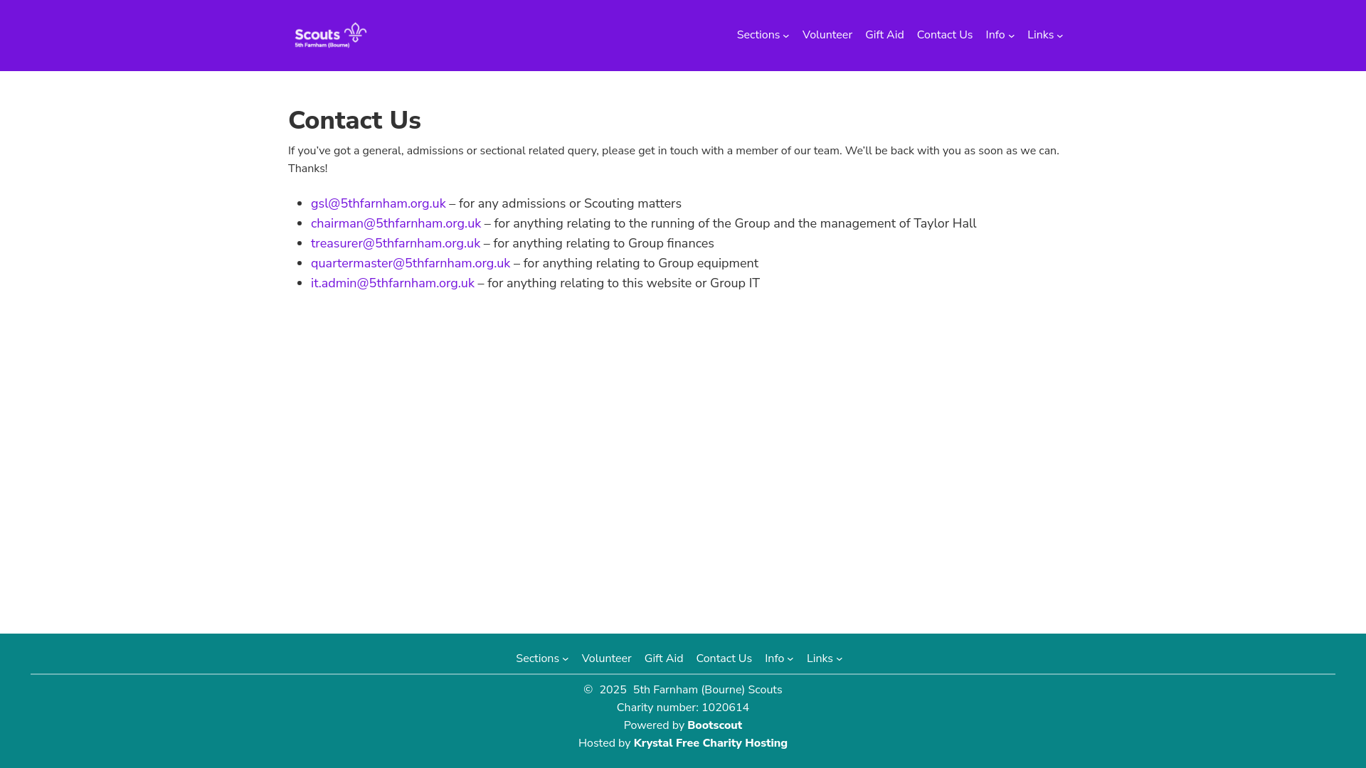 Website screenshot