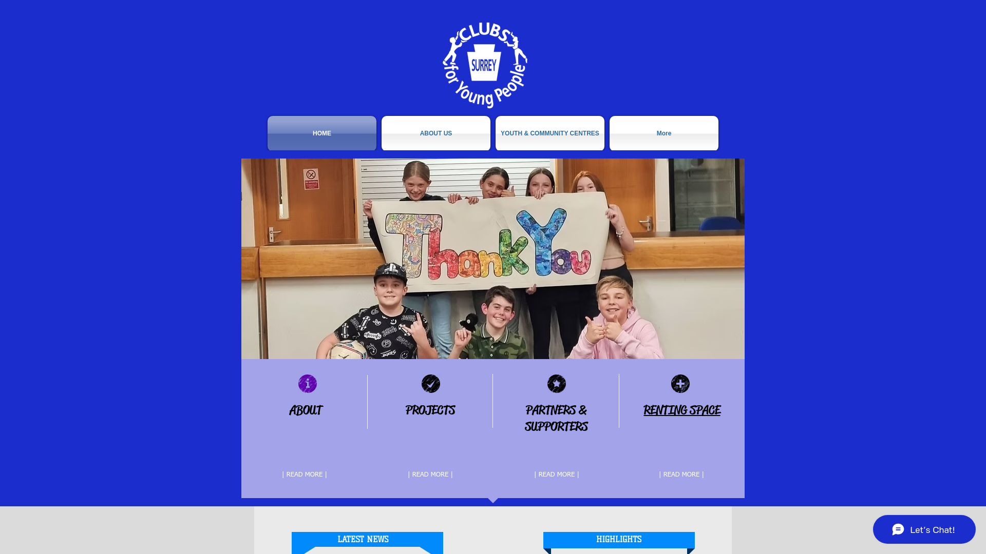 Website screenshot