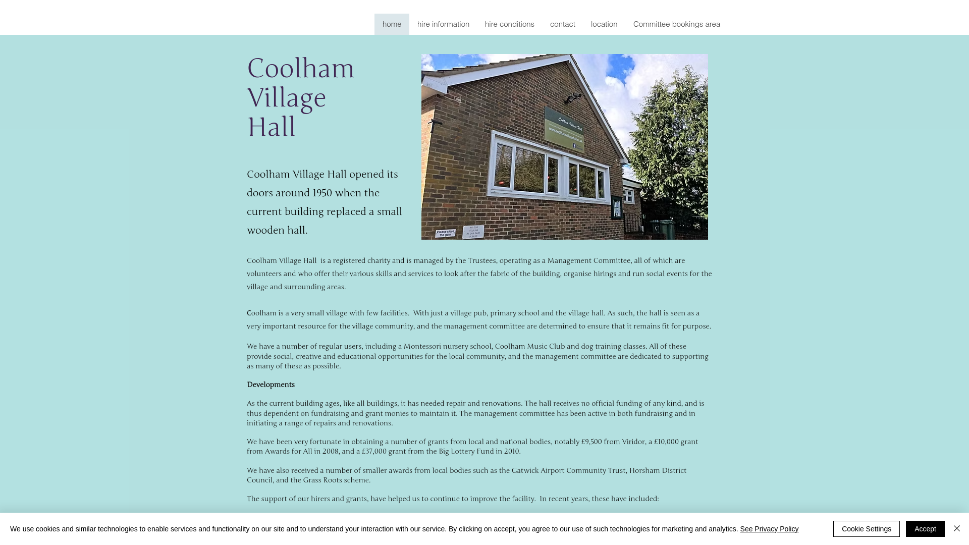 Website screenshot