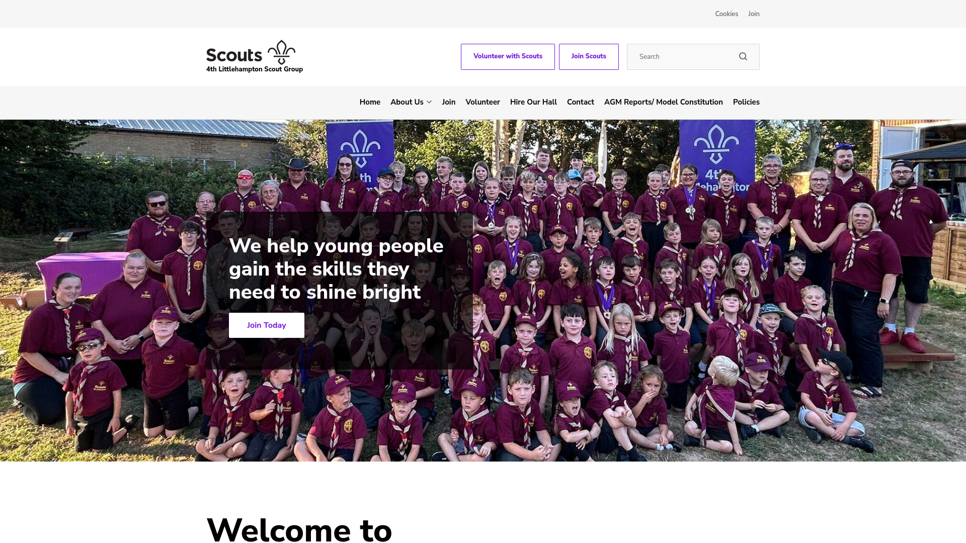 Website screenshot