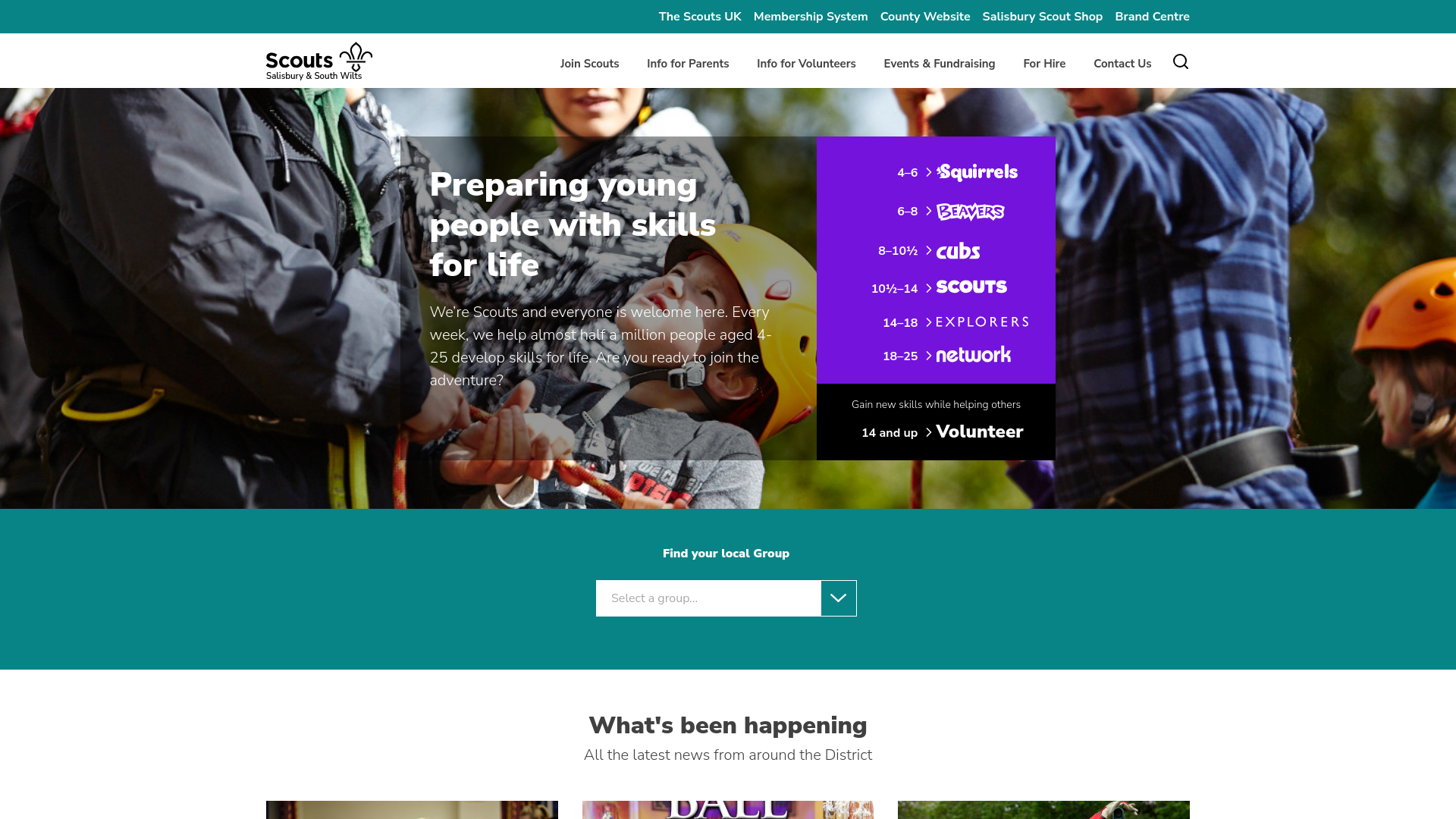 Website screenshot