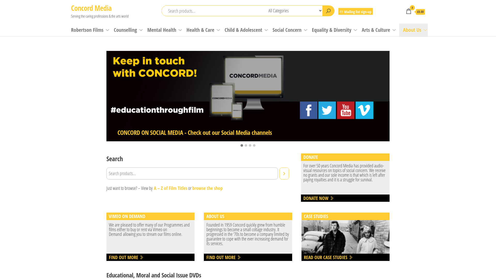 Website screenshot