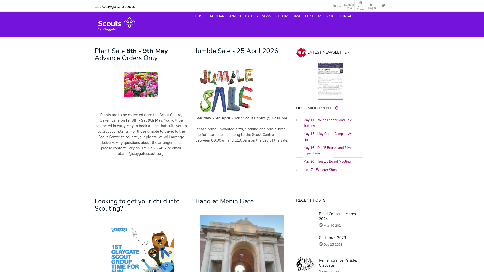 Website screenshot