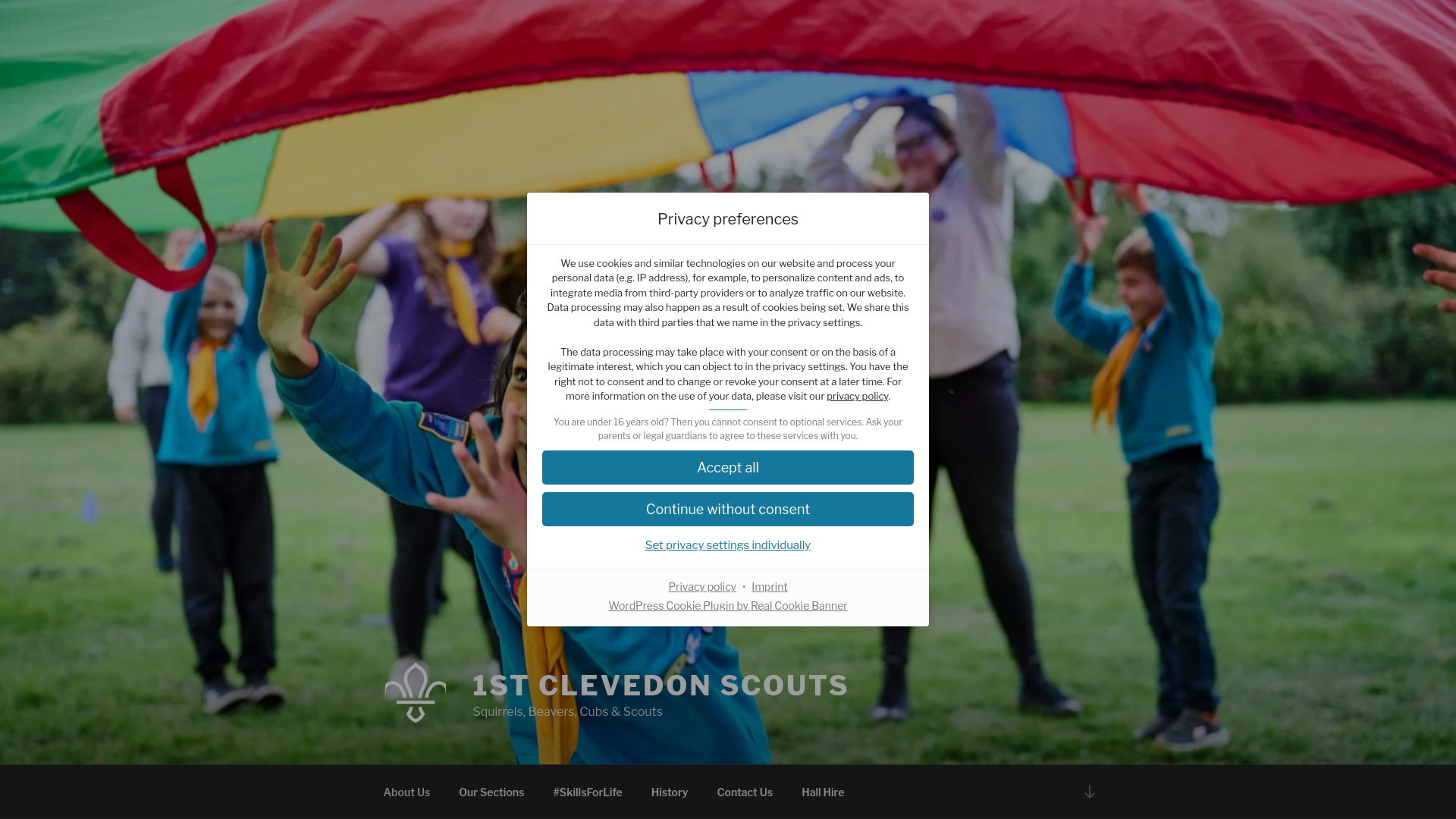 Website screenshot