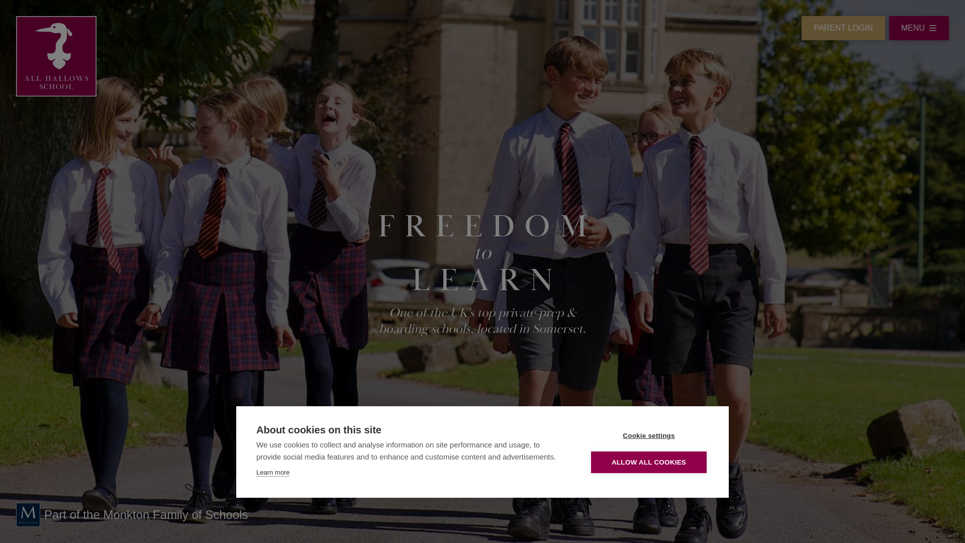 Website screenshot