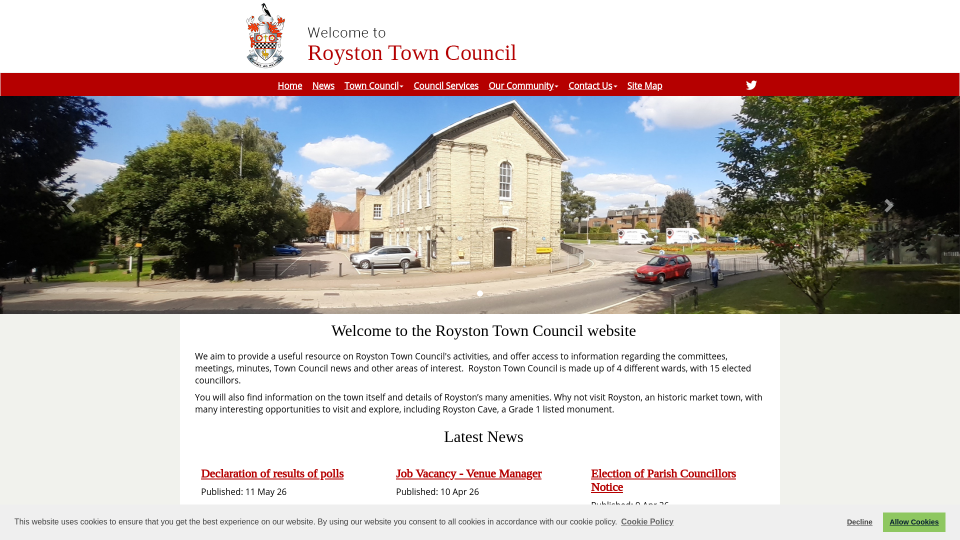 Website screenshot