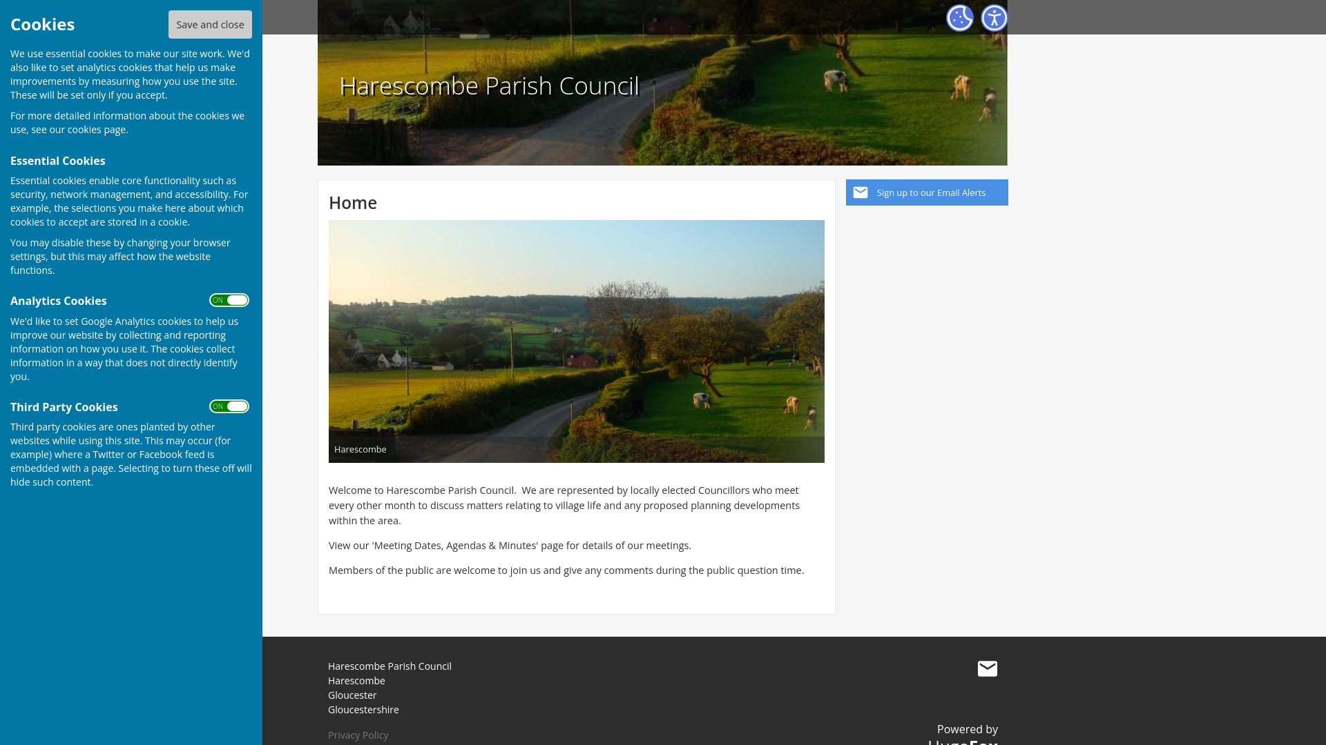 Website screenshot