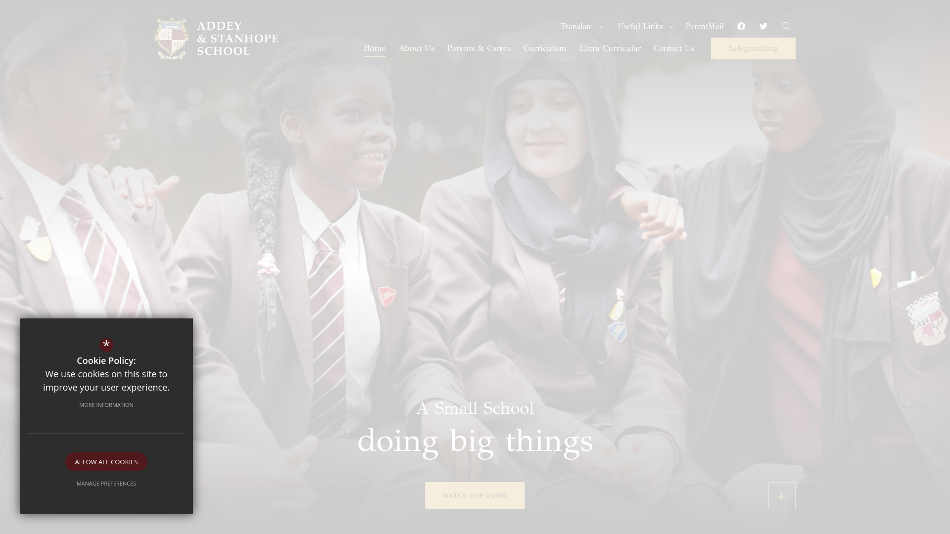 Website screenshot