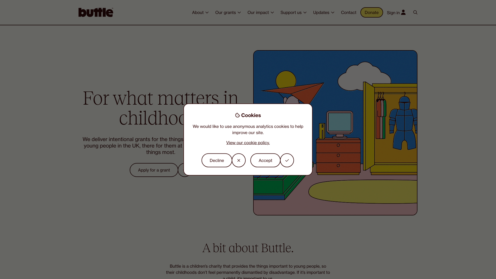 Website screenshot