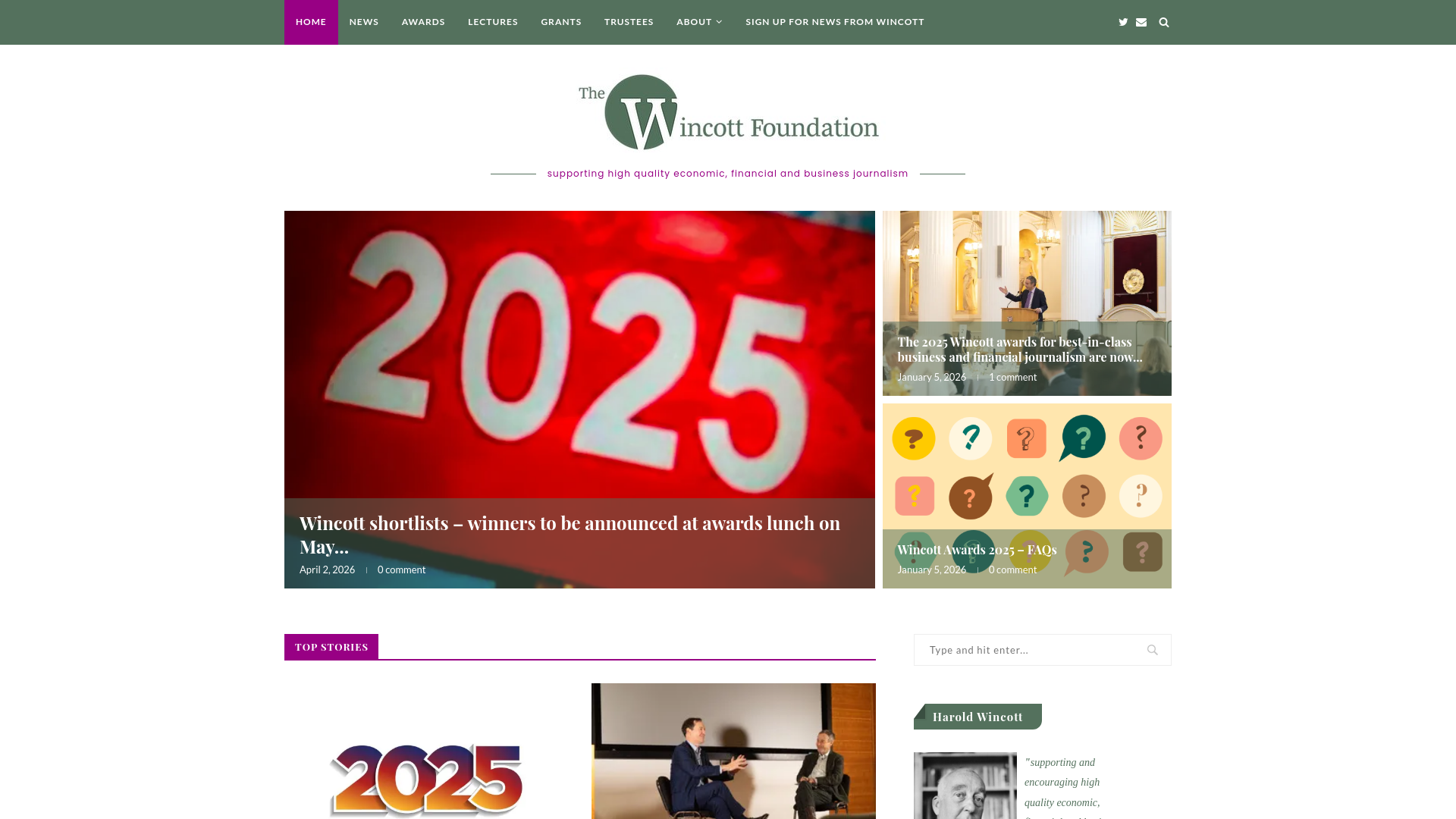 Website screenshot