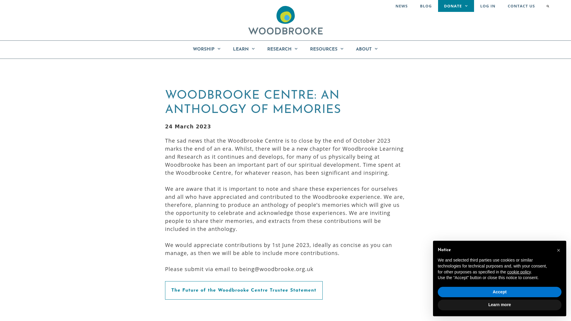 Website screenshot
