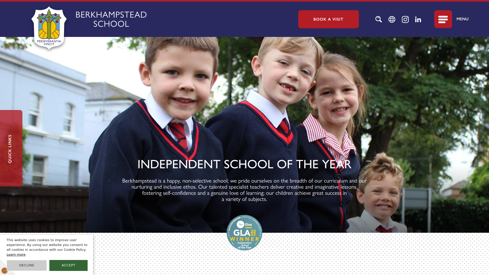 Website screenshot