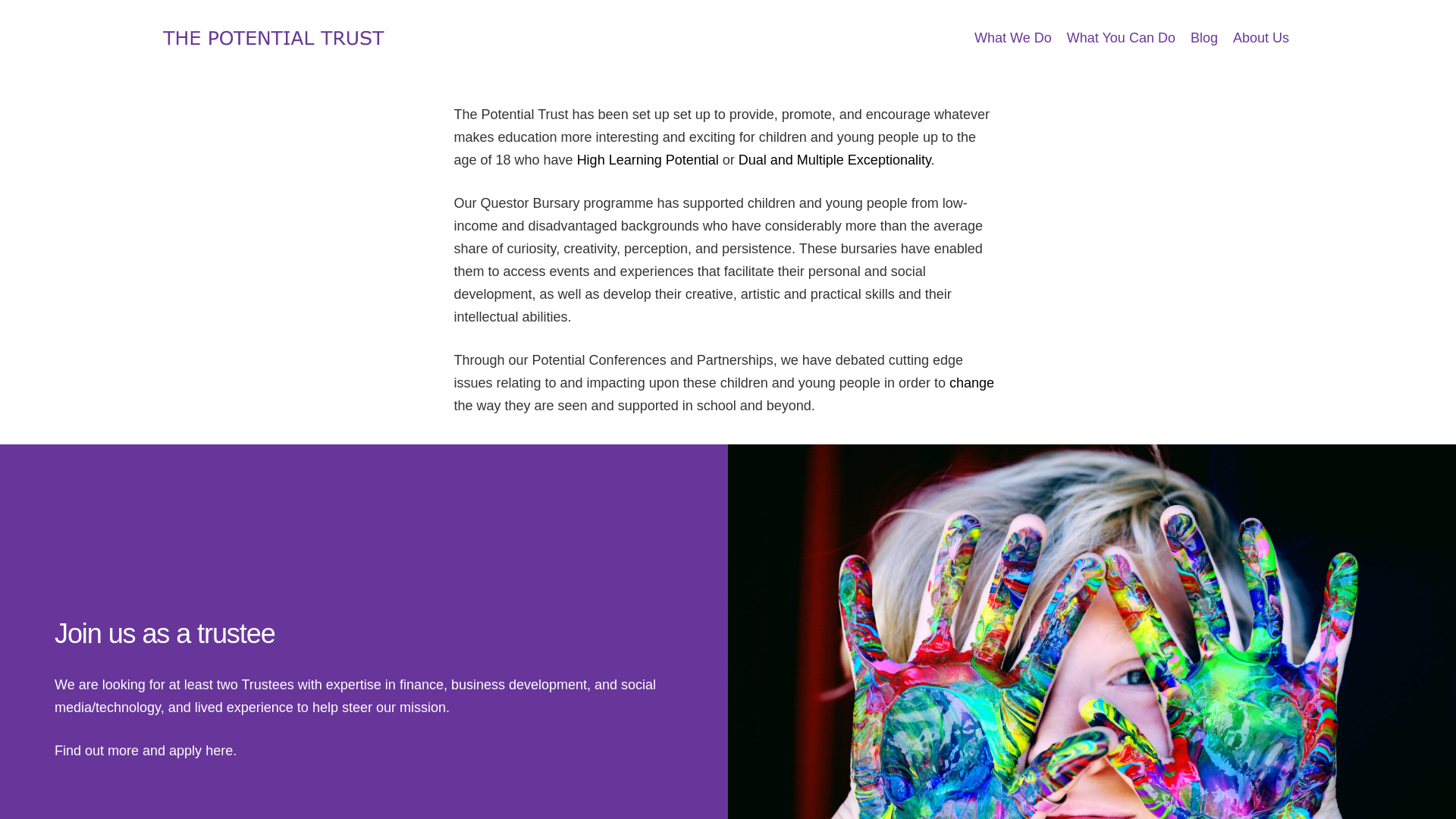 Website screenshot