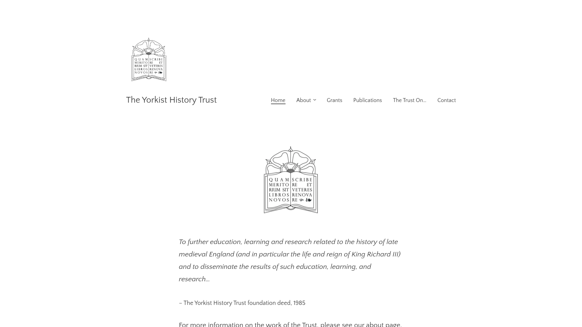 Website screenshot