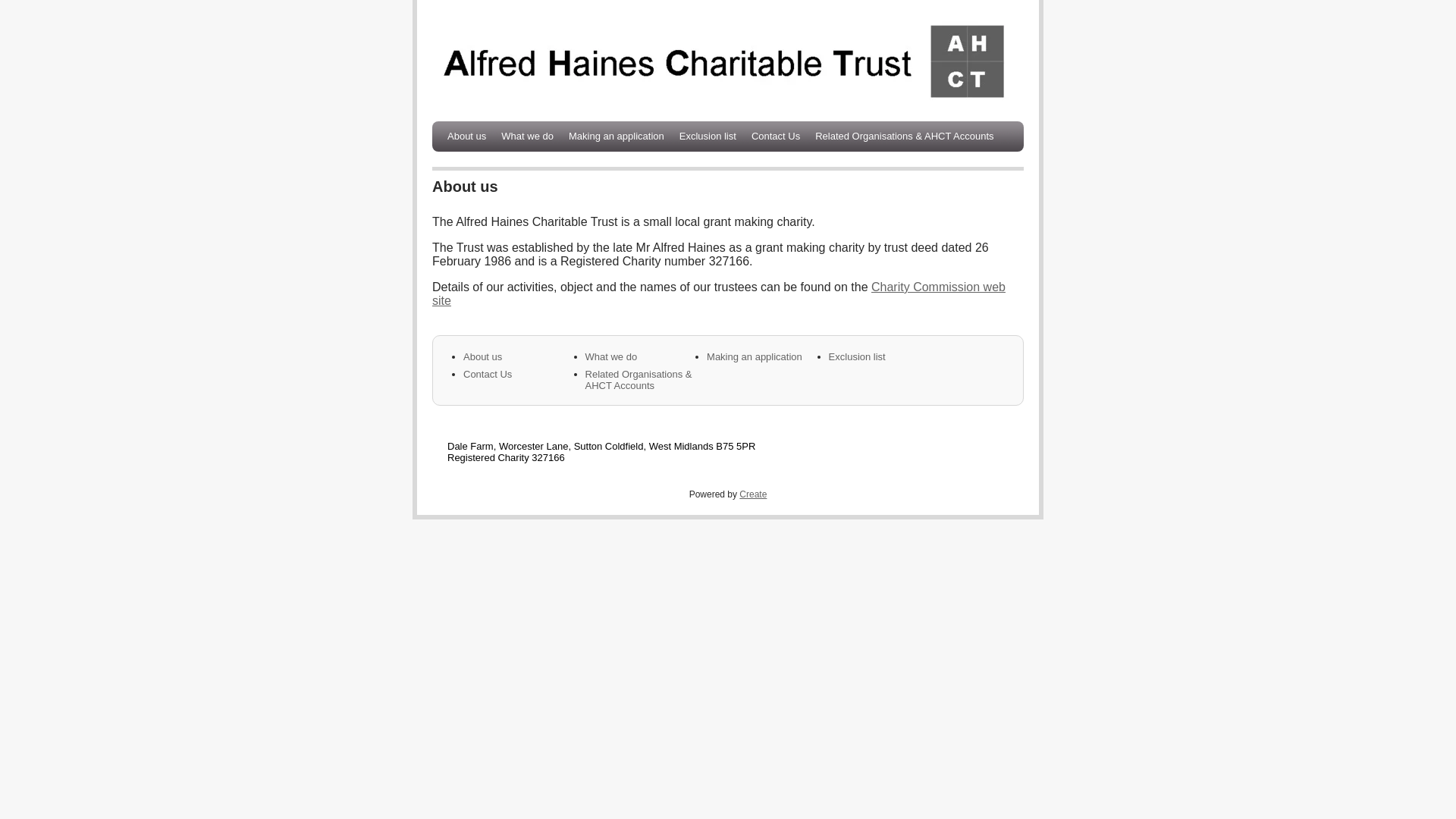 Website screenshot