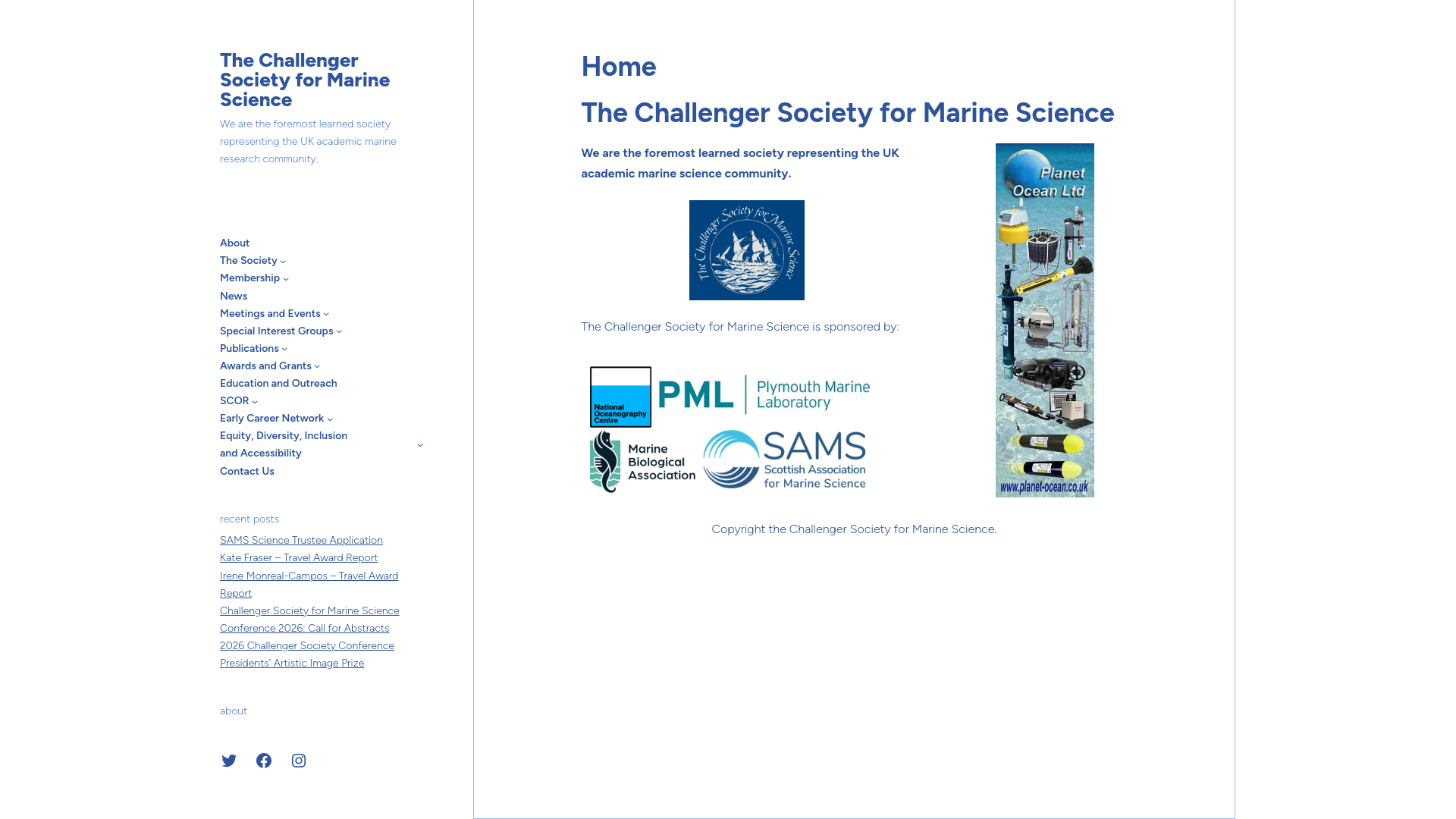 Website screenshot