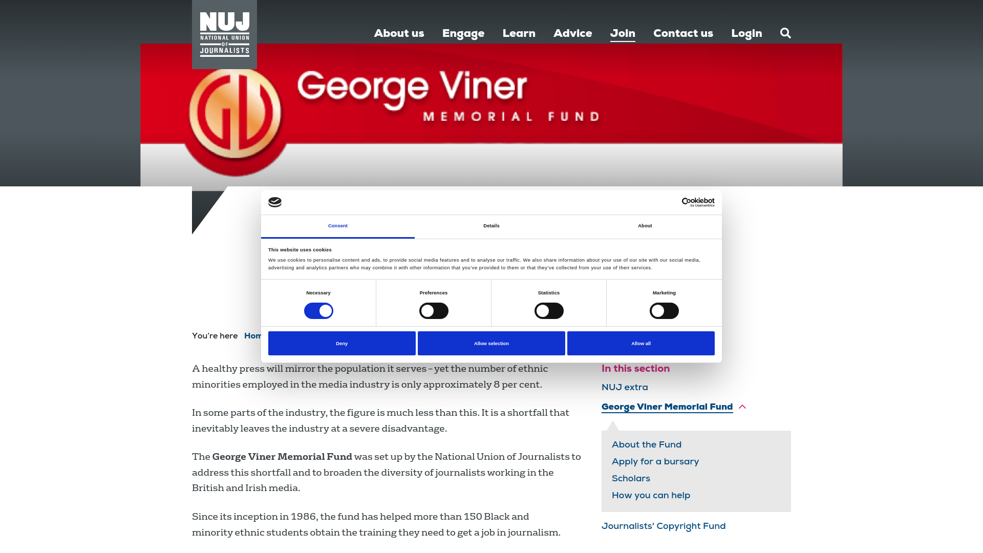 Website screenshot