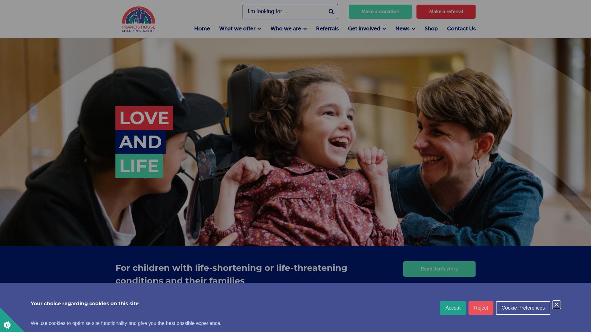 Website screenshot