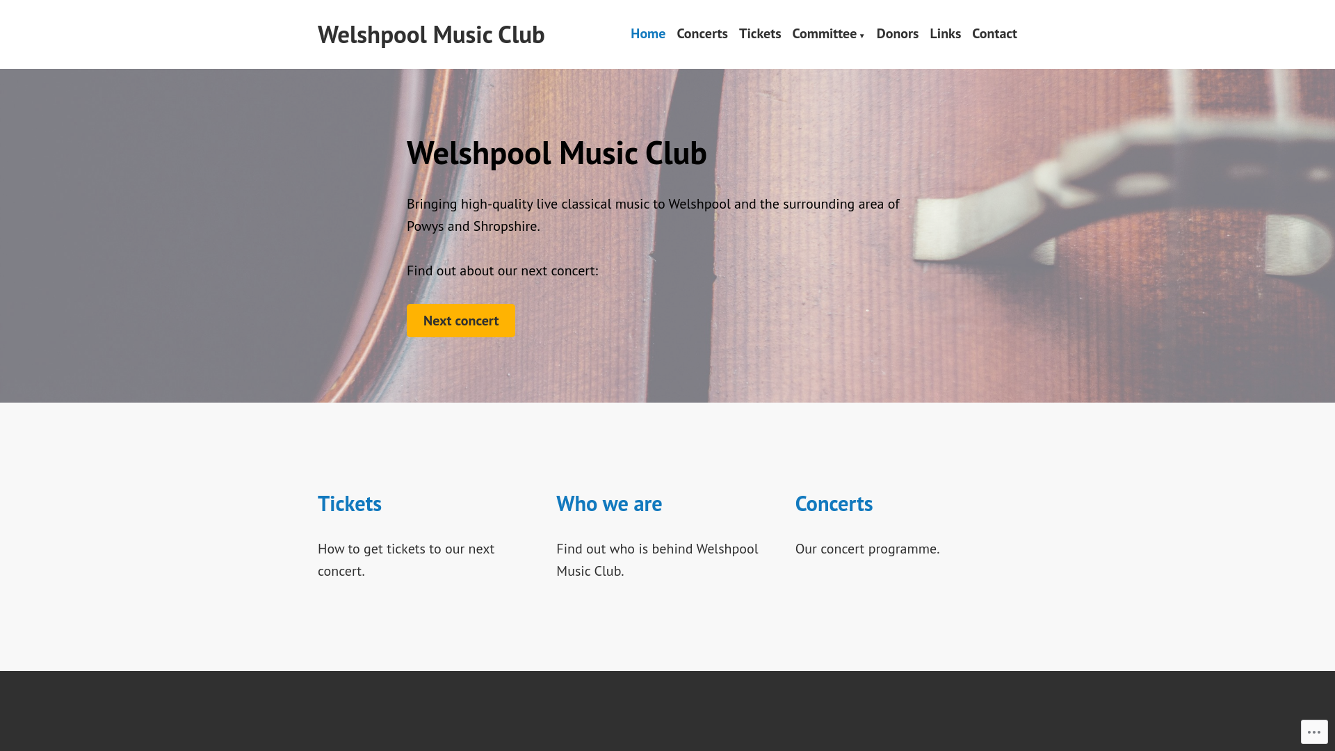 Website screenshot