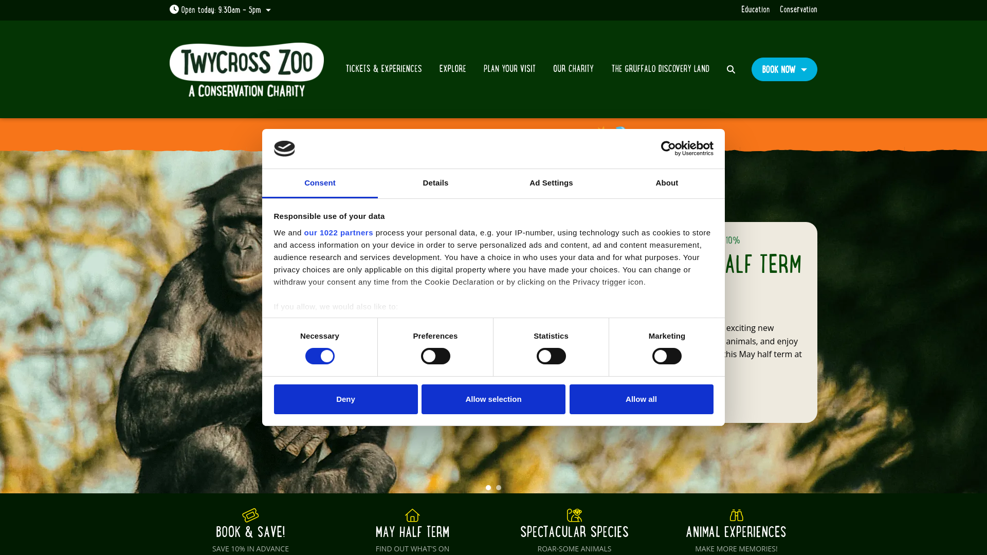 Website screenshot