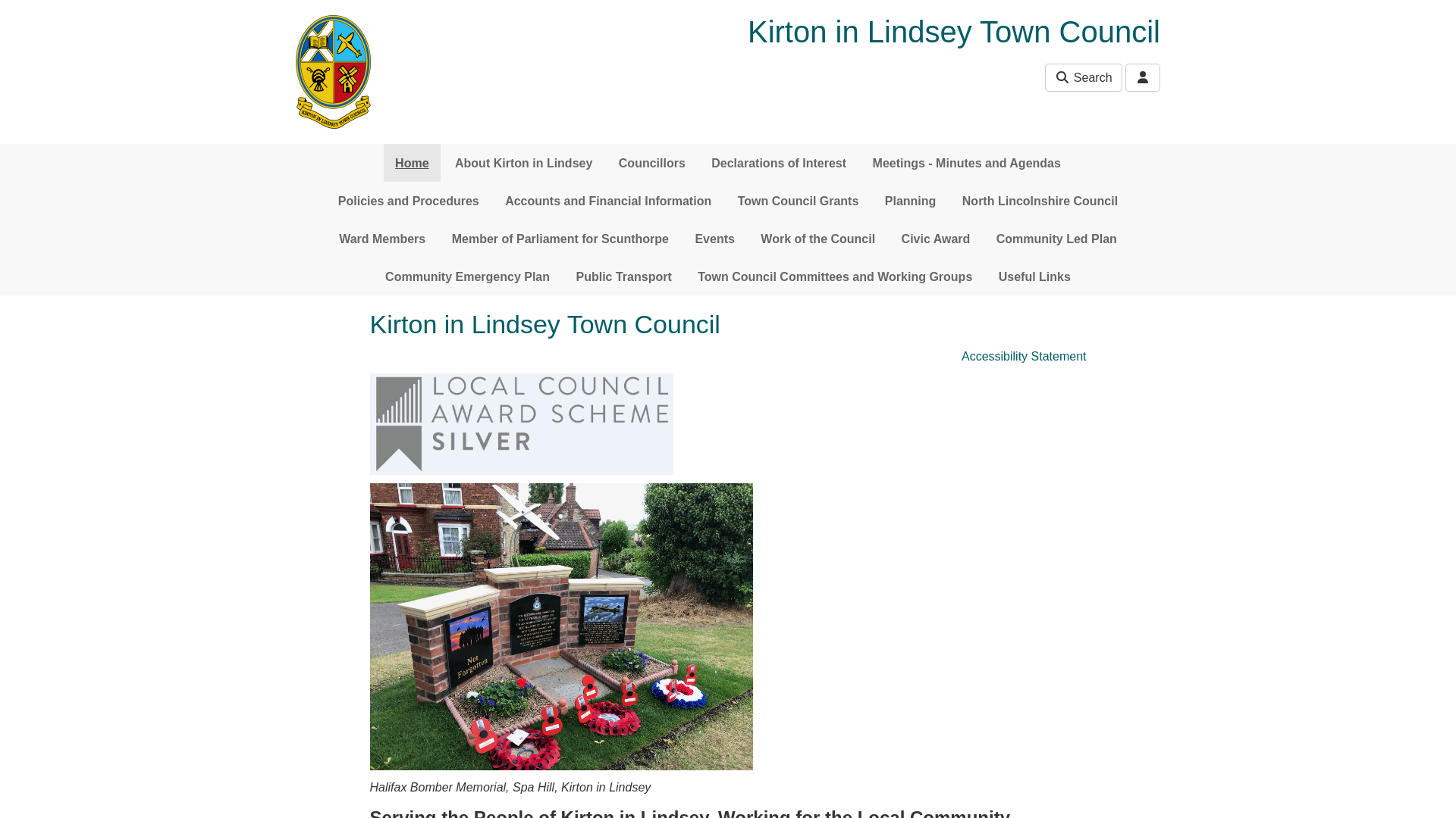 Website screenshot
