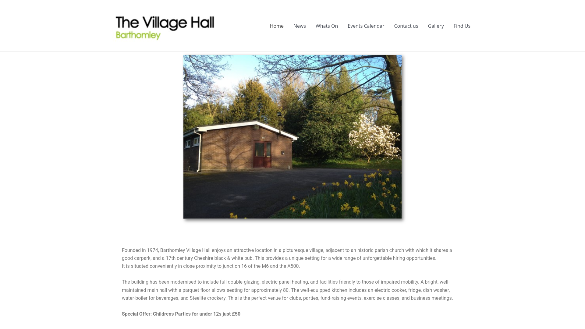 Website screenshot