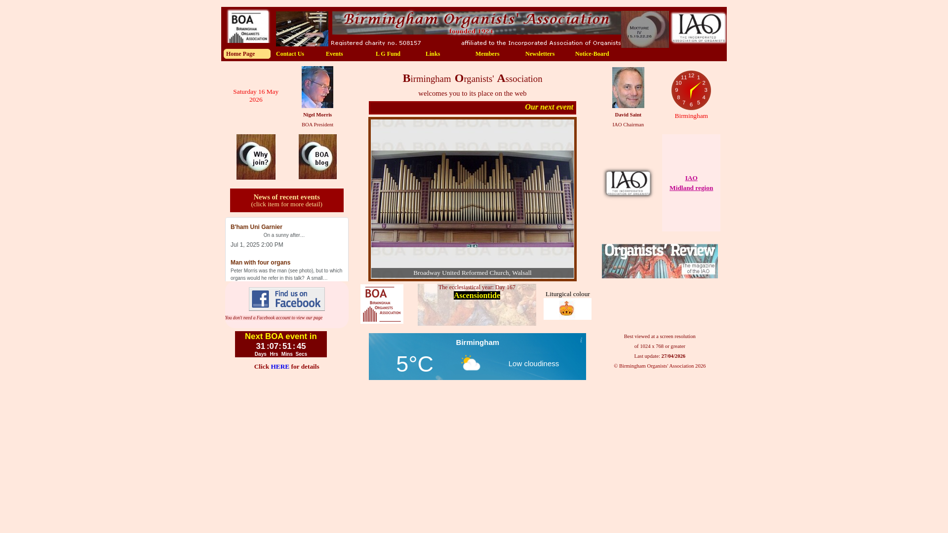 Website screenshot