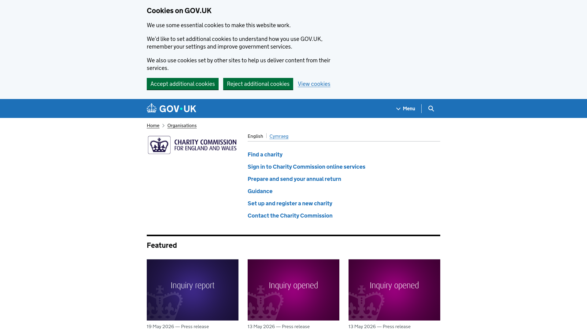 Website screenshot