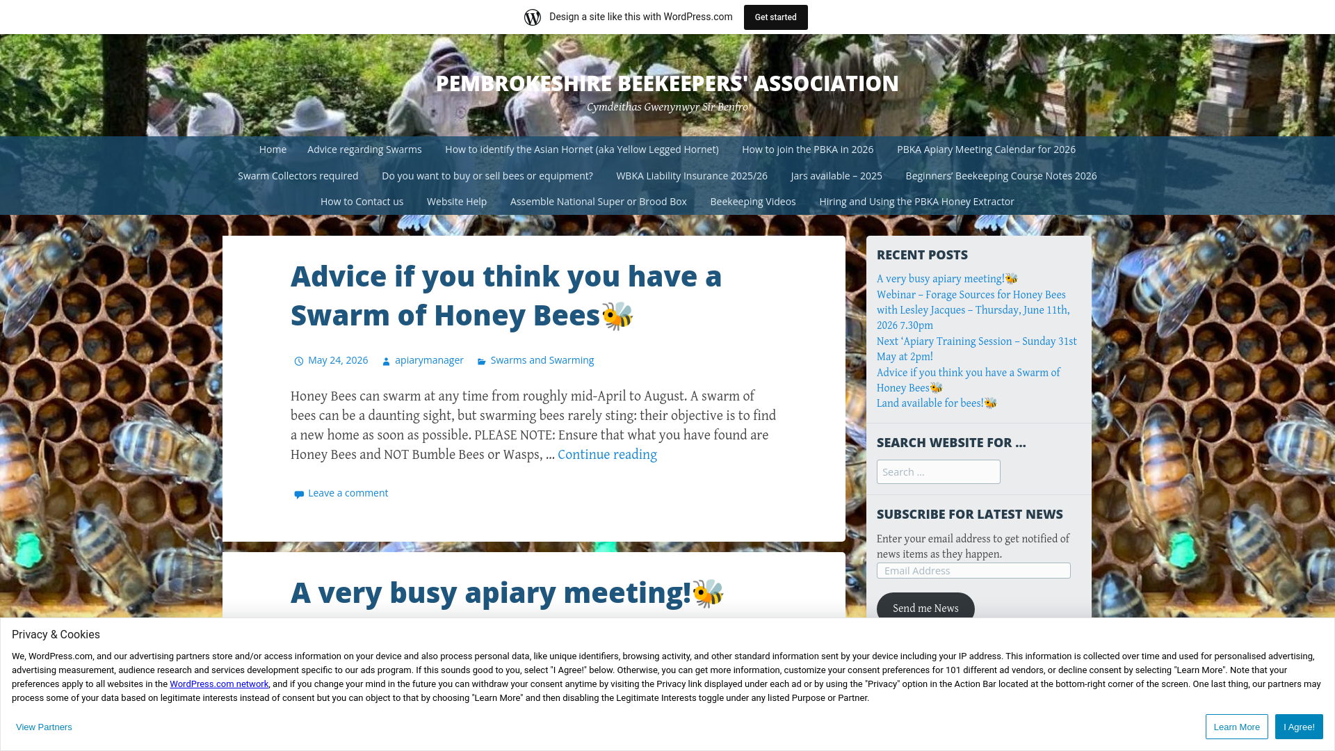 Website screenshot