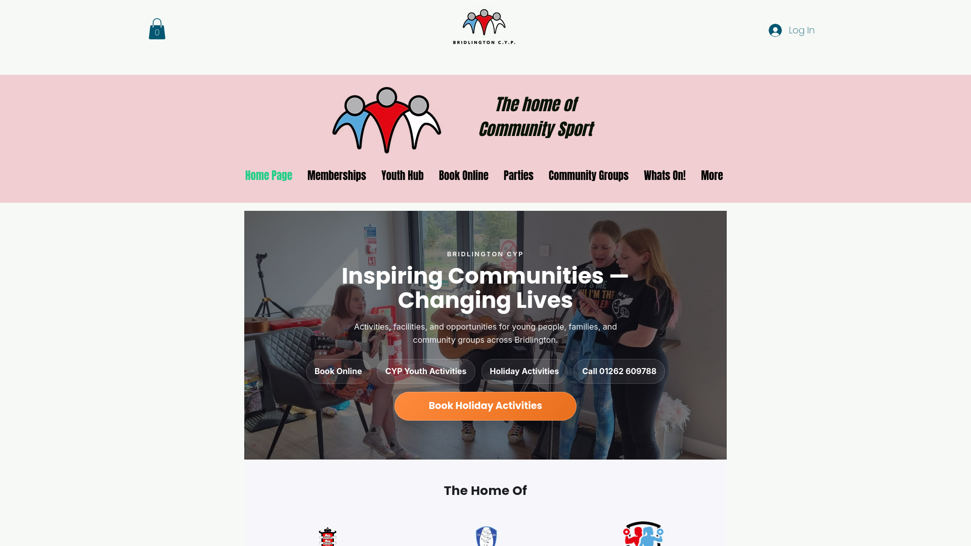 Website screenshot