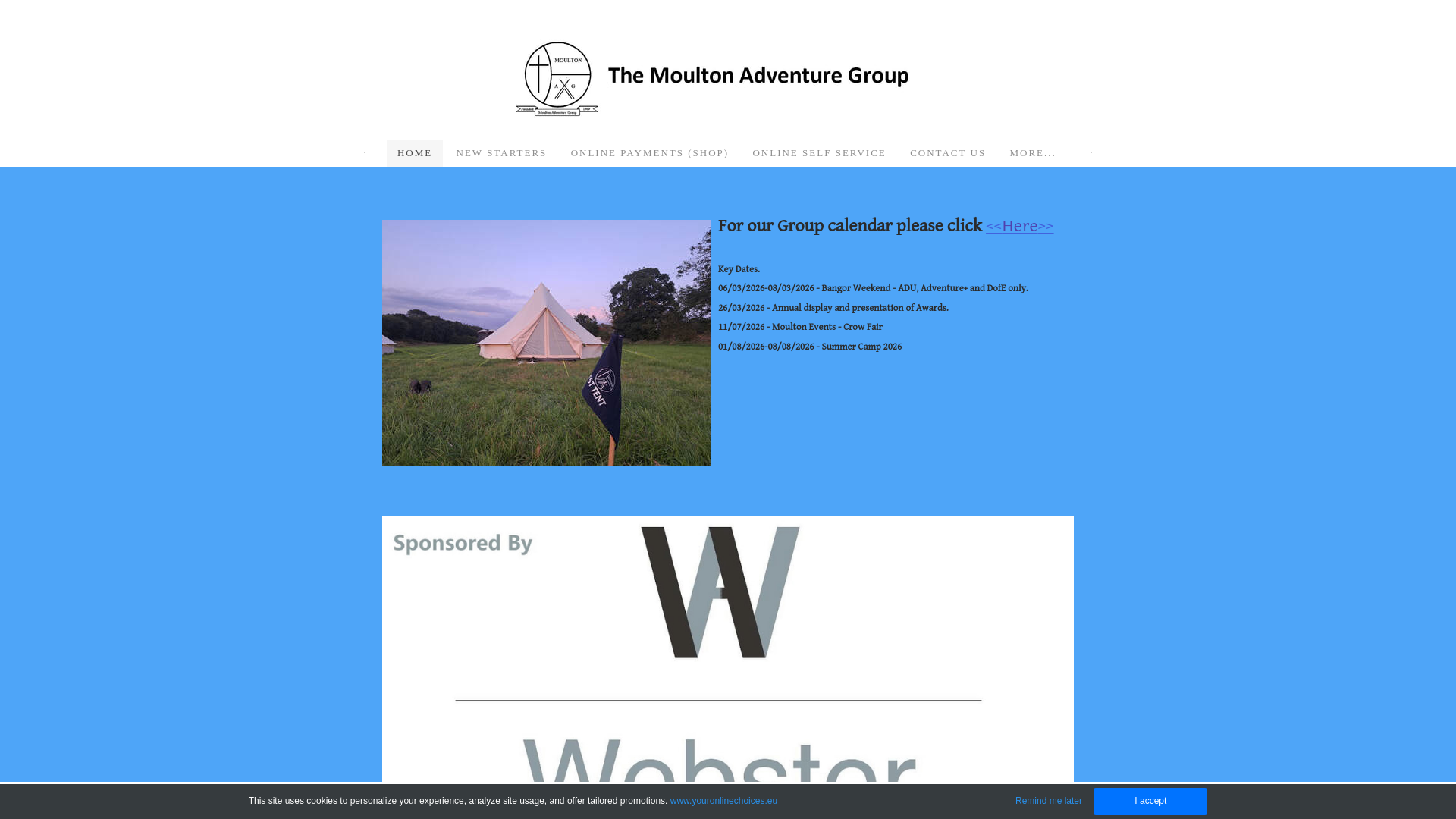 Website screenshot