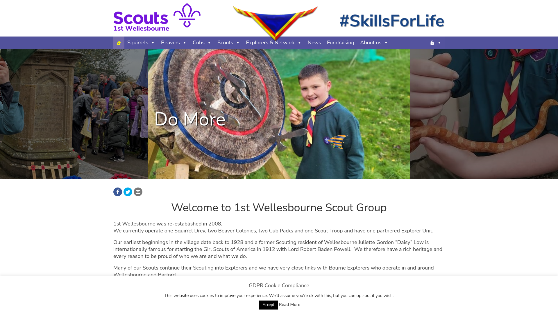 Website screenshot