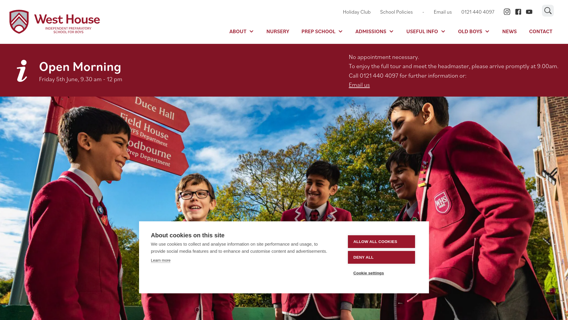 Website screenshot
