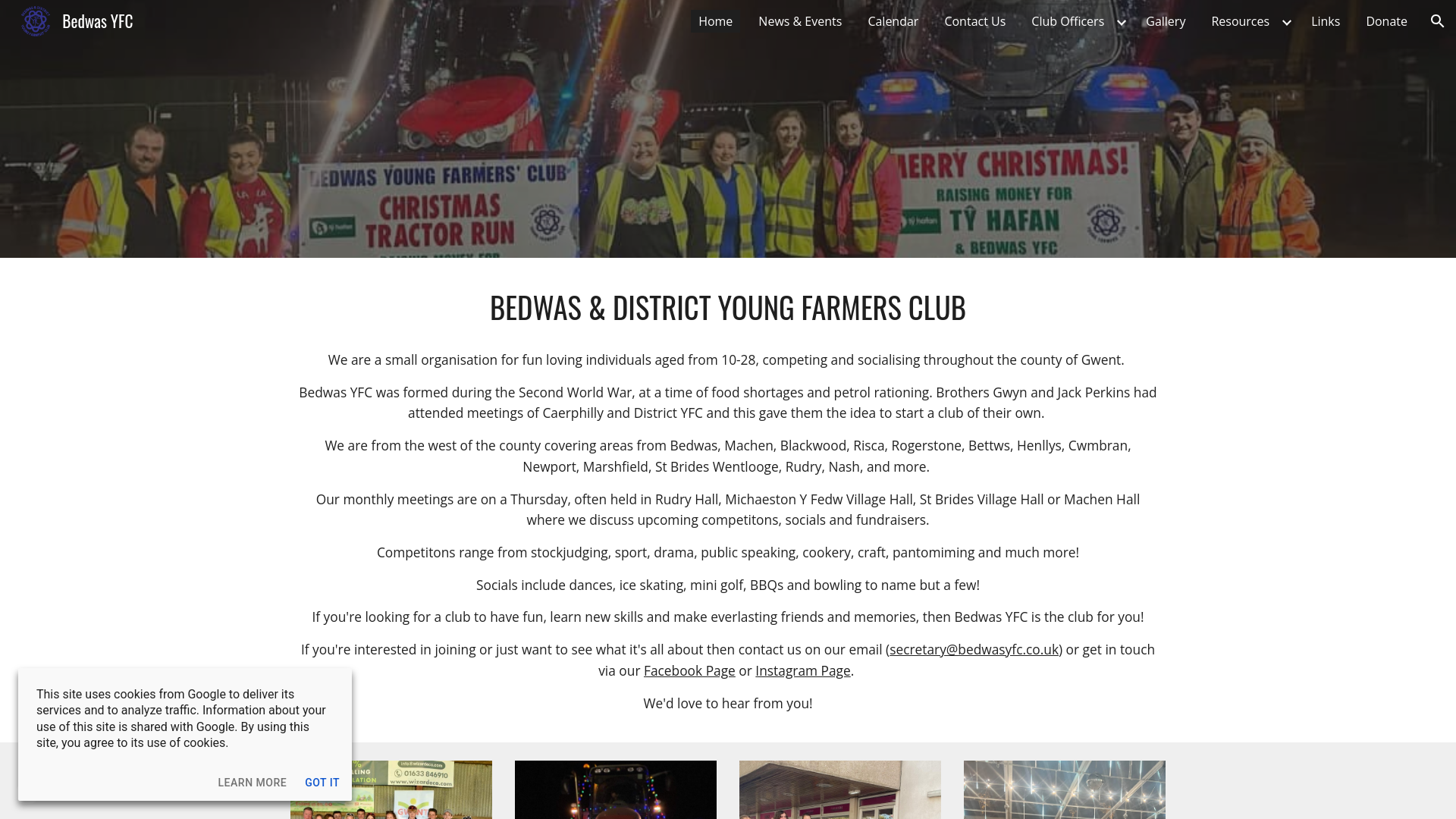 Website screenshot