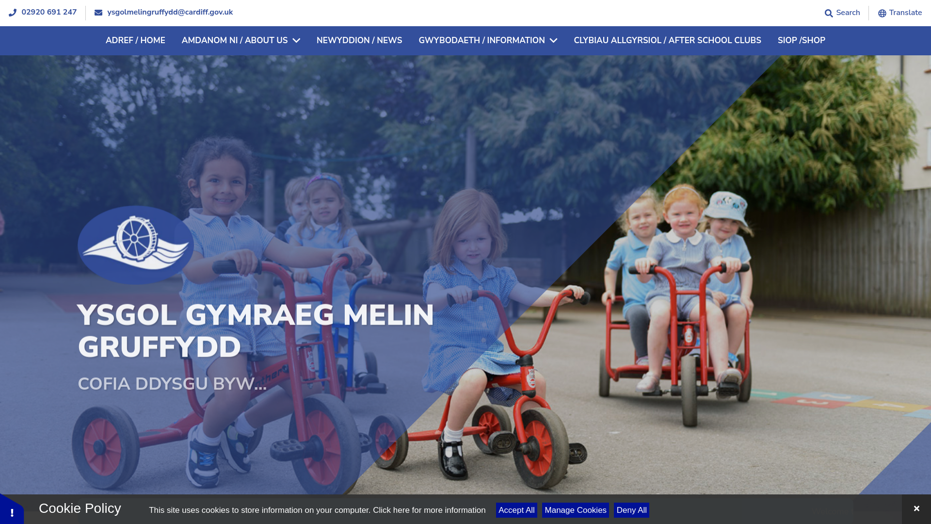 Website screenshot