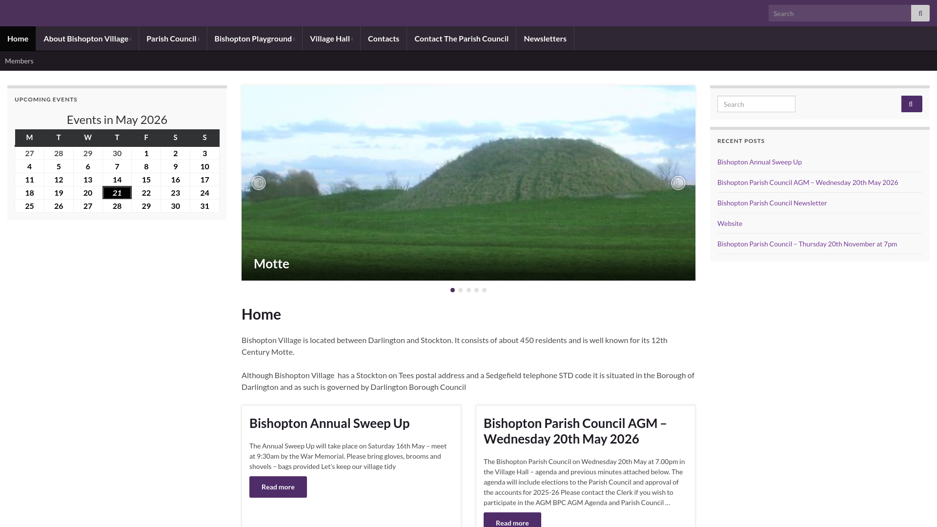 Website screenshot