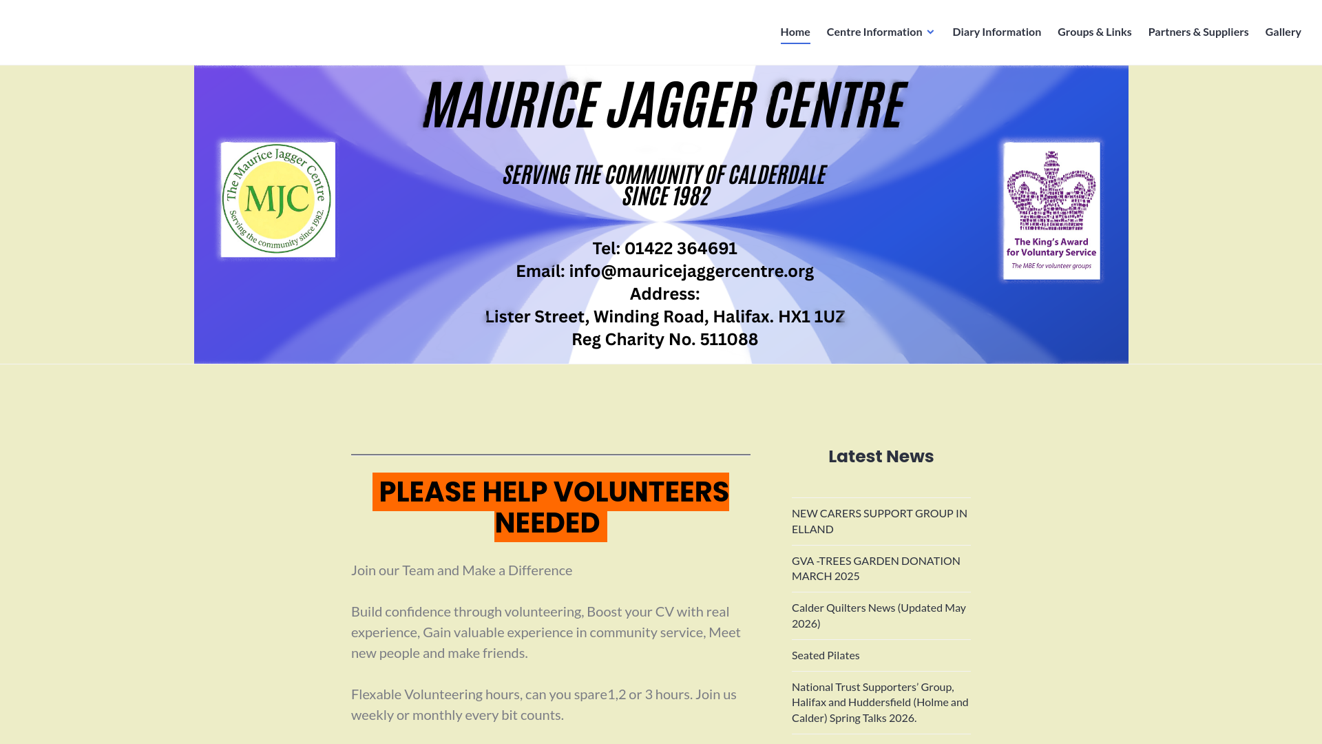 Website screenshot
