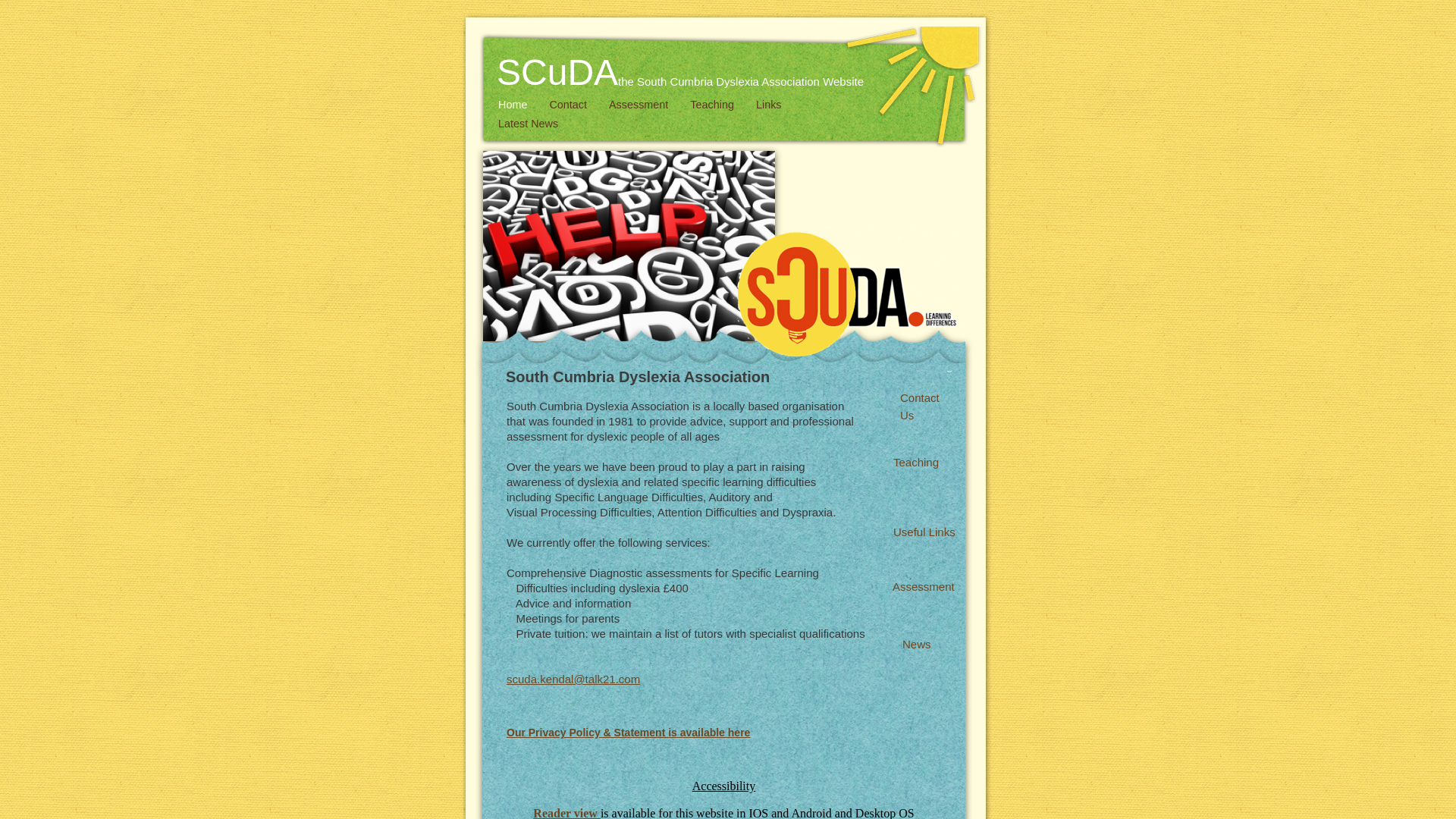 Website screenshot
