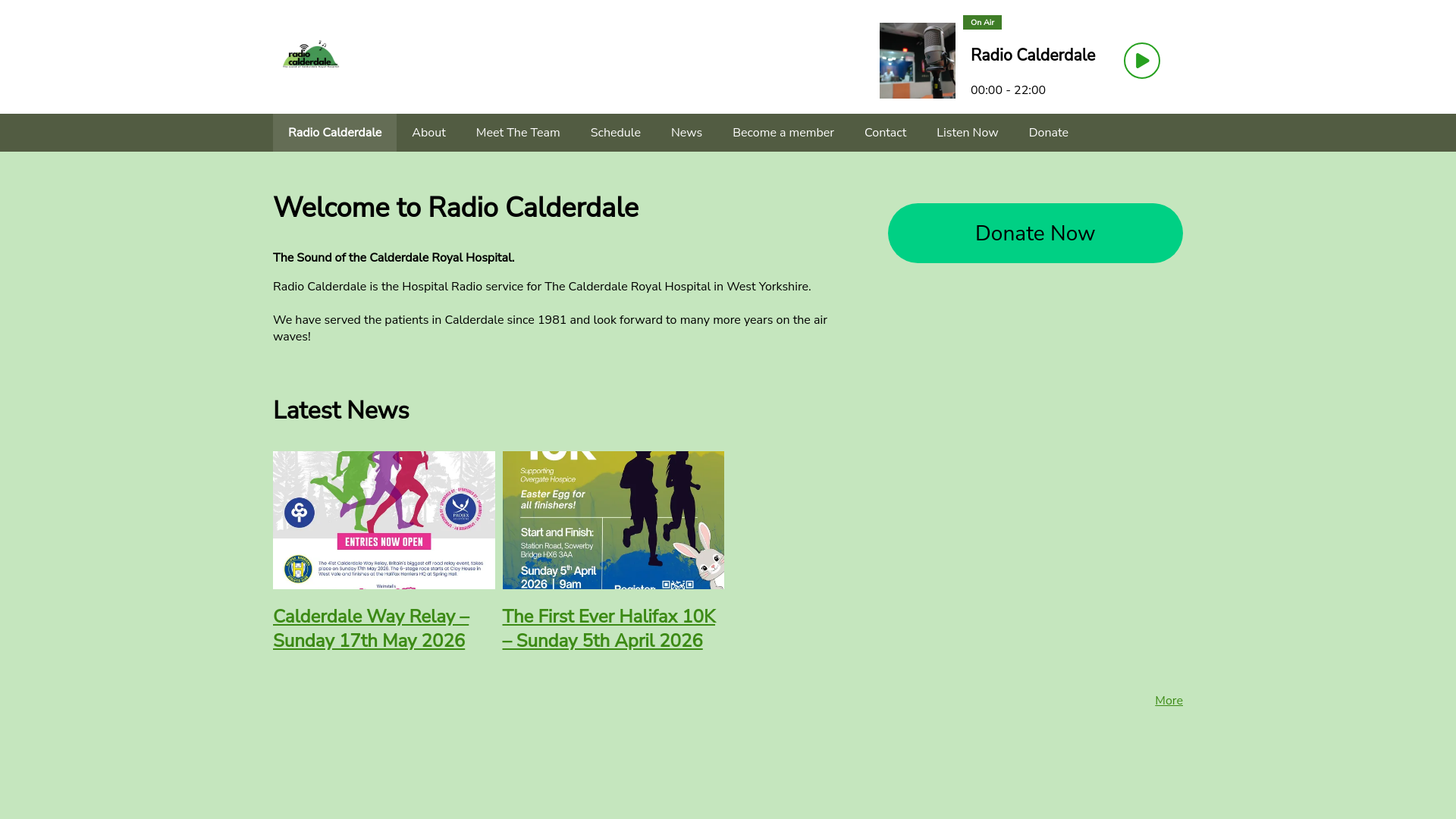Website screenshot