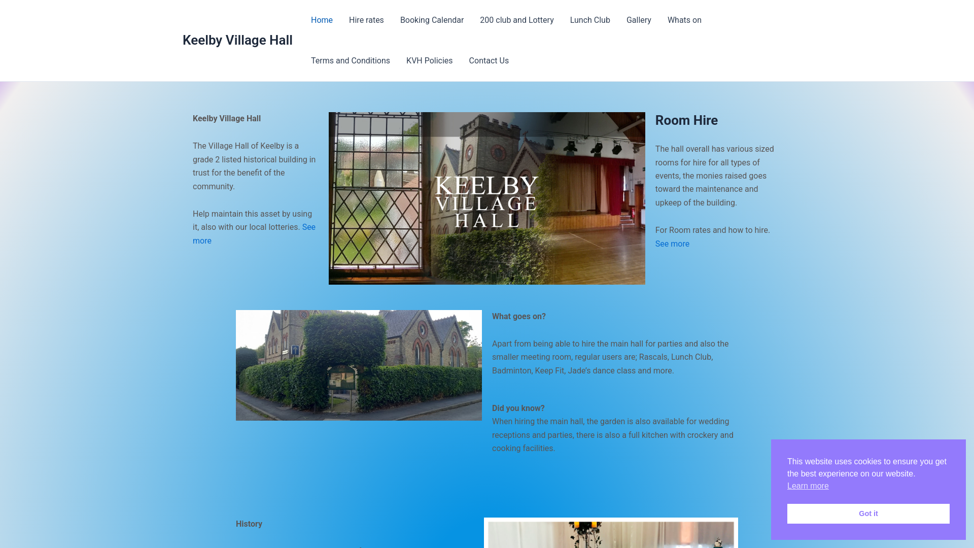 Website screenshot