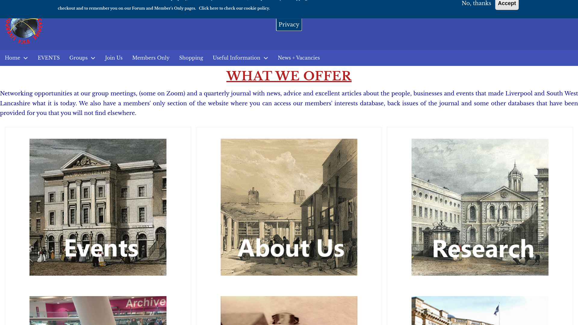 Website screenshot