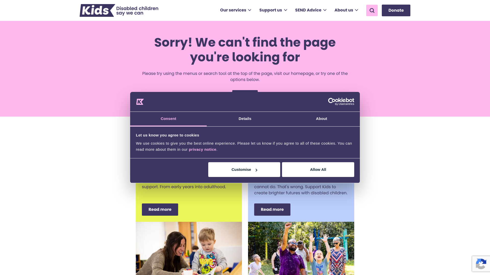 Website screenshot