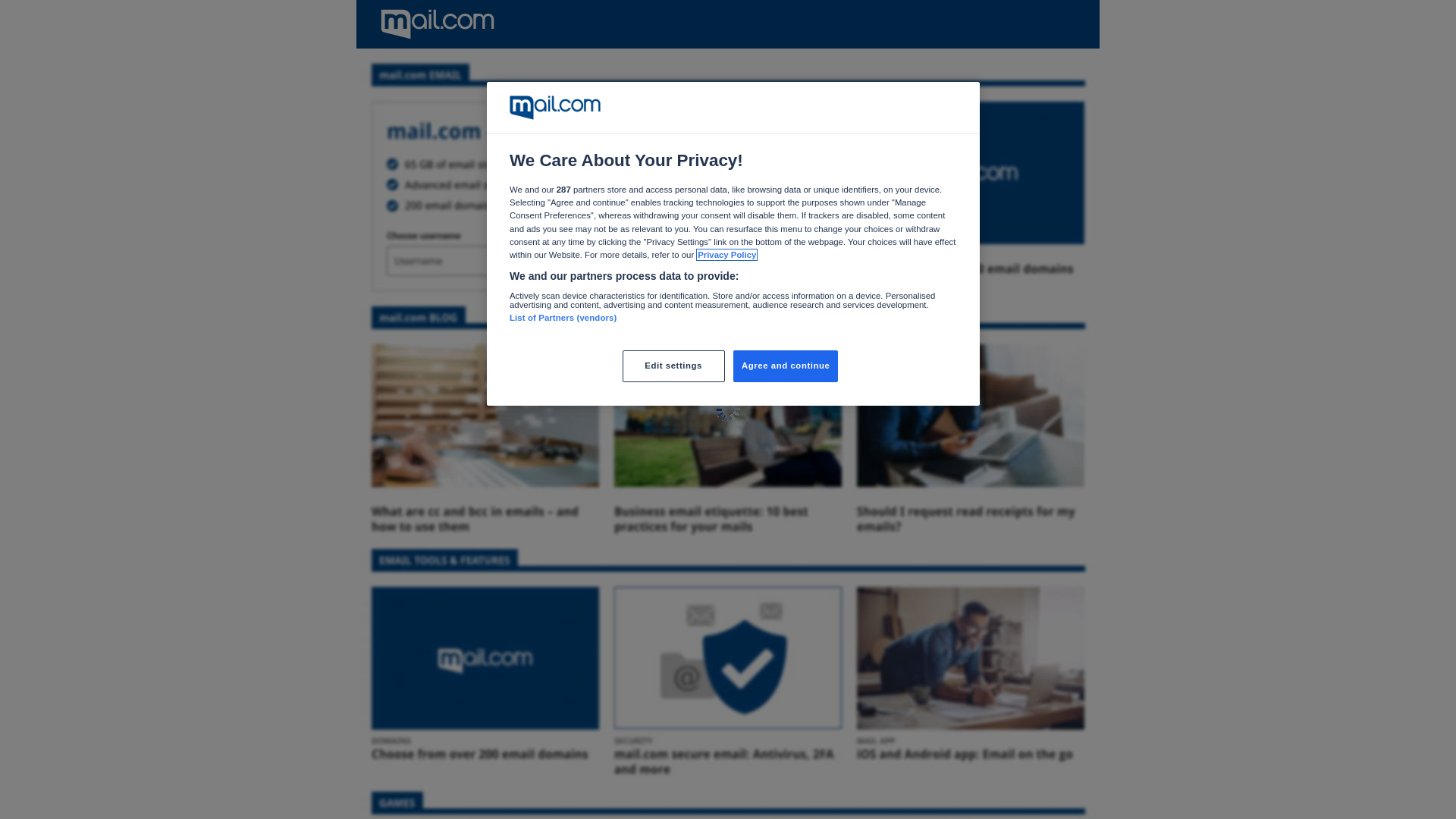 Website screenshot