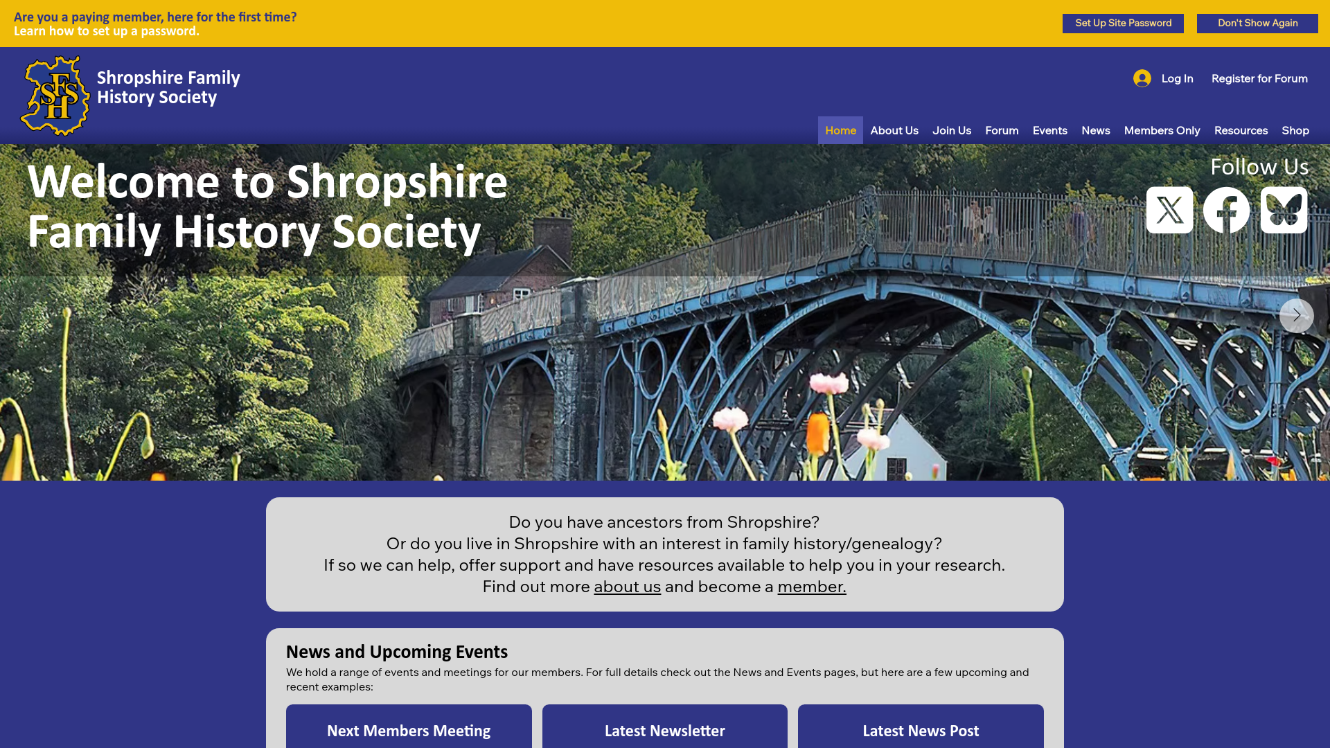 Website screenshot