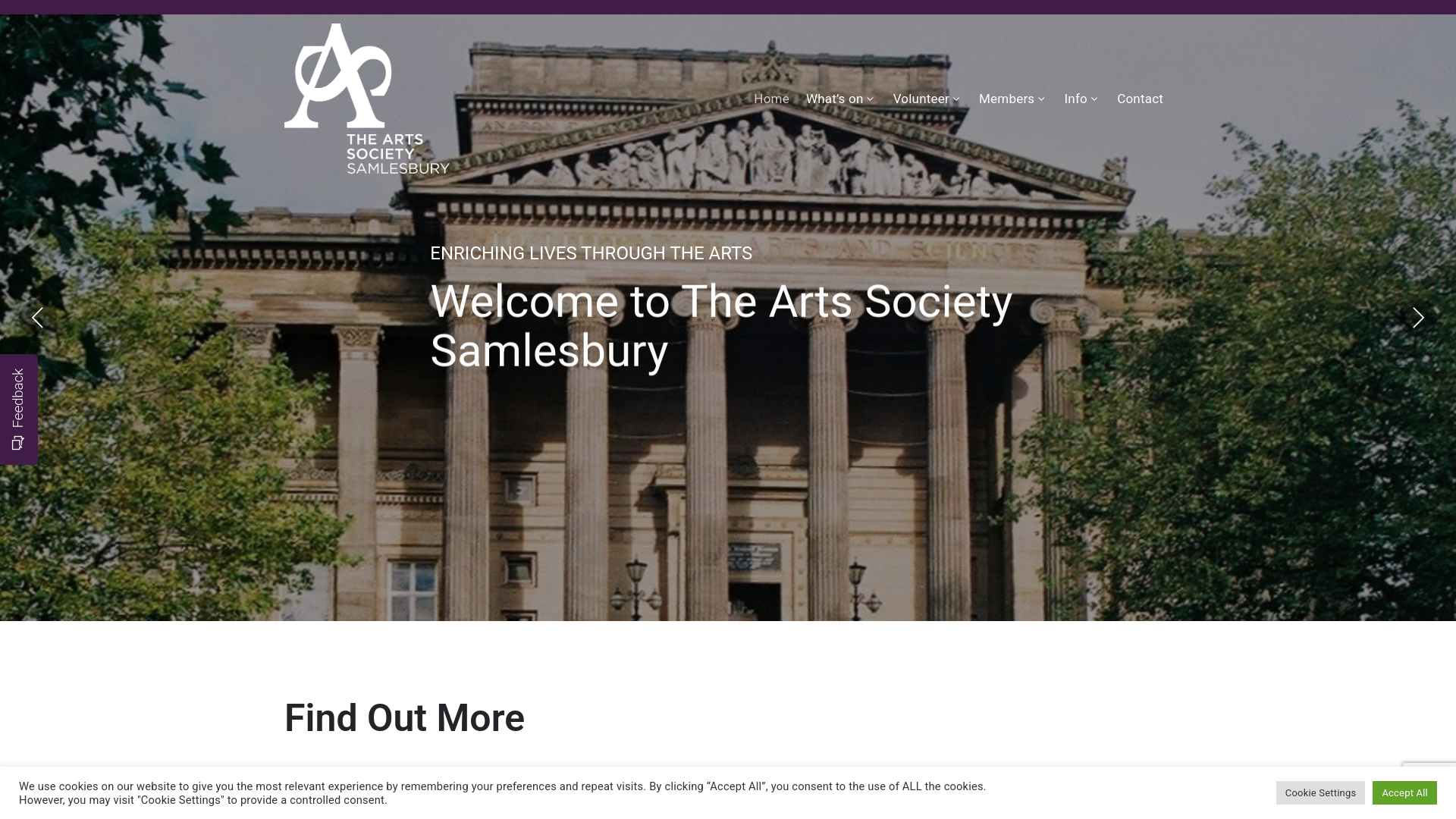 Website screenshot