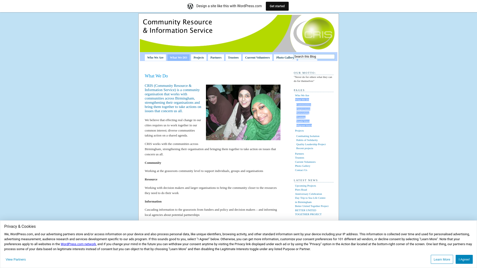 Website screenshot