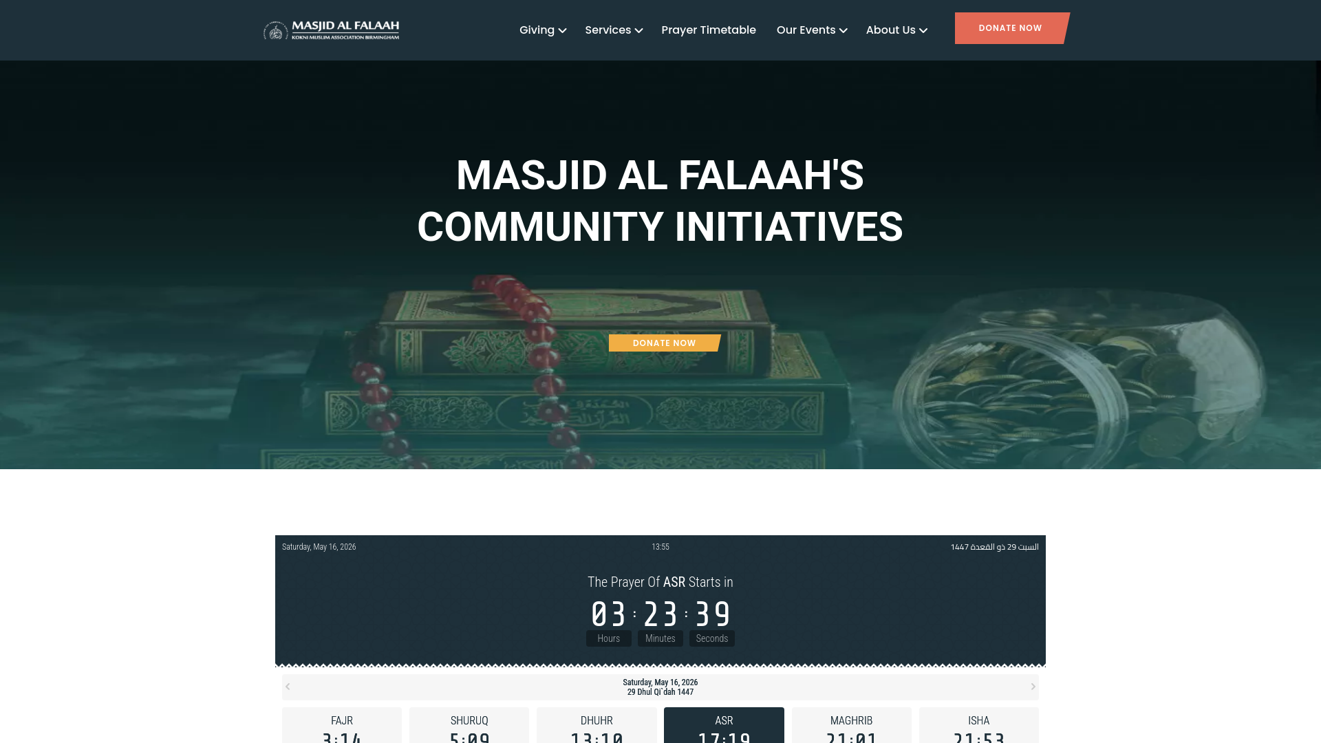 Website screenshot