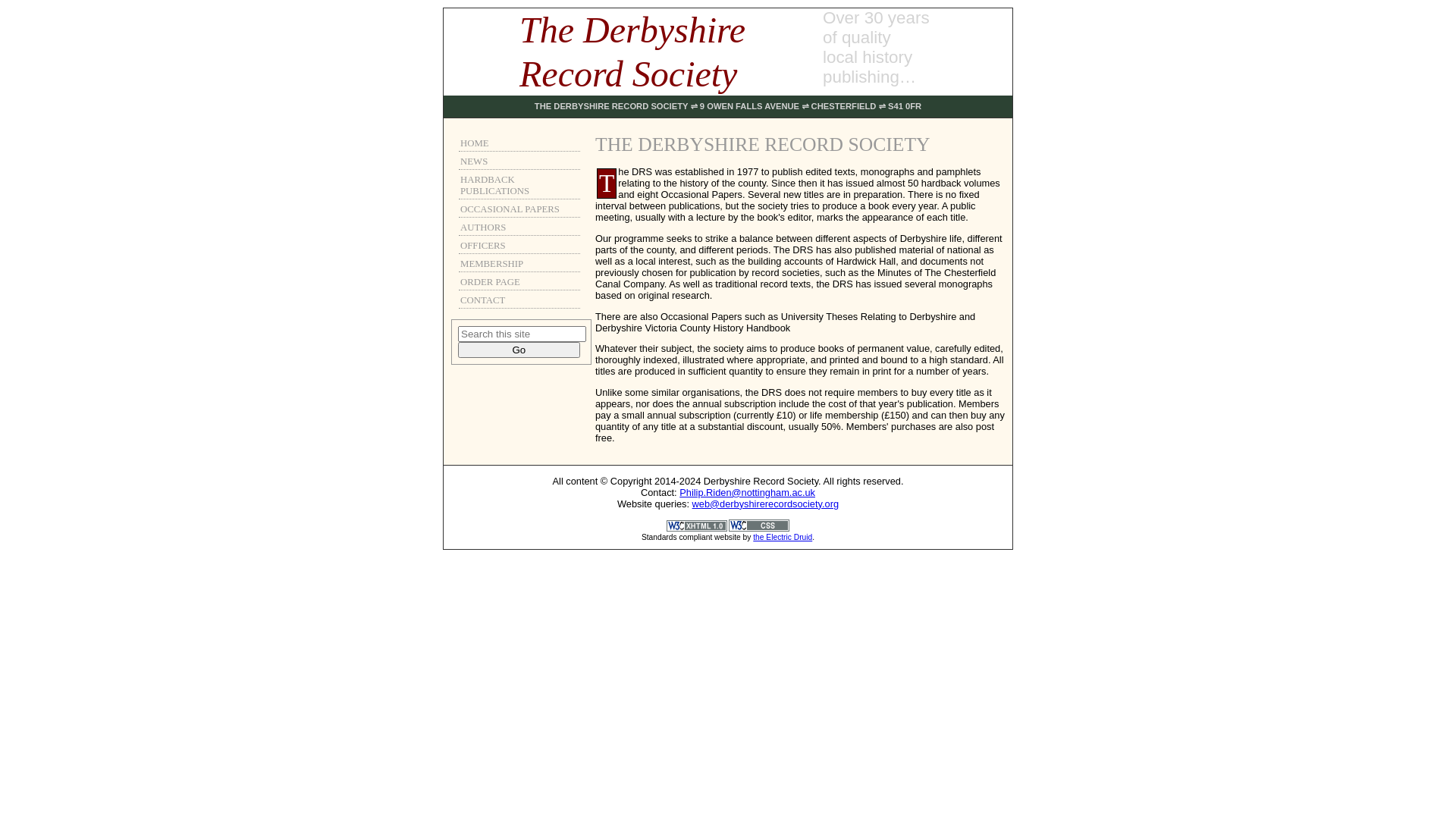 Website screenshot