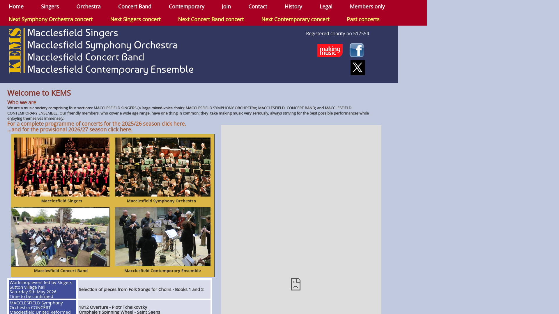 Website screenshot