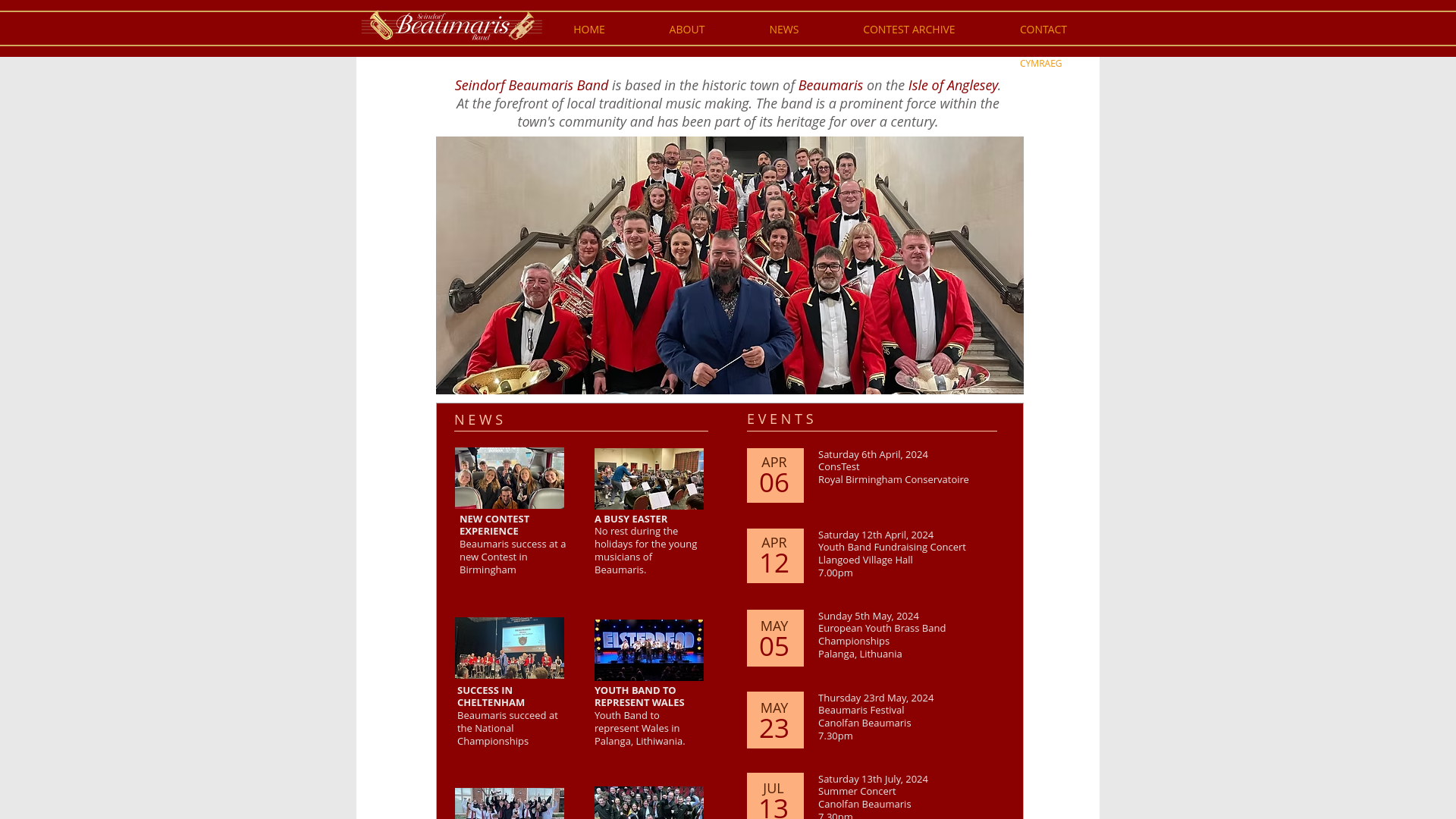 Website screenshot